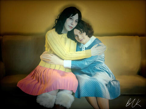 Rosemary and Sophie. Full Body